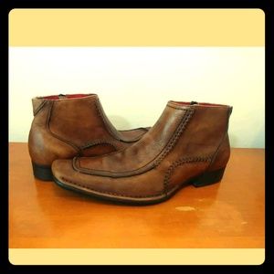 Moretti Black Label Brown Ankle Boots